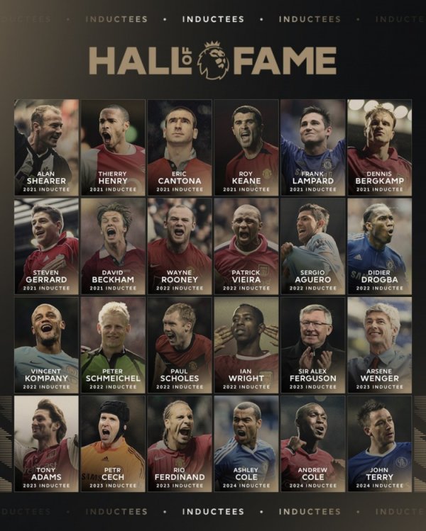 会是谁？官方：本年将有两名球员通过投票入选英超名东说念主堂