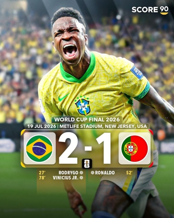 AI瞻望翌日3届宇宙杯决赛：巴西&葡萄牙1冠1亚 三狮1冠 阿根廷1亚