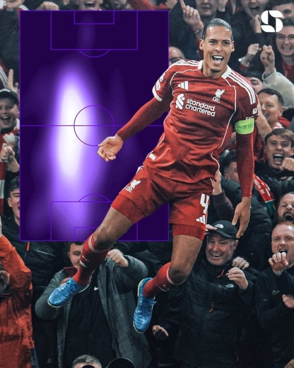 宝刀不老！34岁范迪克8突围+6获胜争顶均为利物浦全队之最