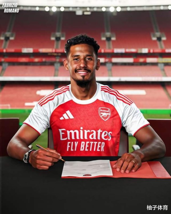 阿森纳奏效留下后防中枢! 萨利巴续约至2030年, 皇马挖角路被堵死