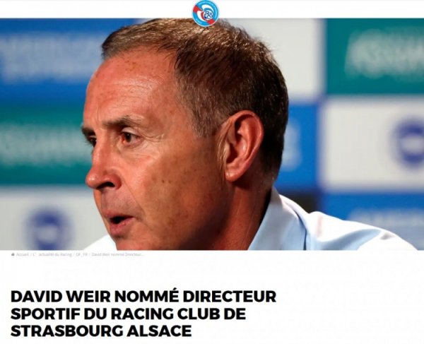 约就是去切尔西😂官方：前布莱顿总监大卫-威尔加入斯特拉斯堡